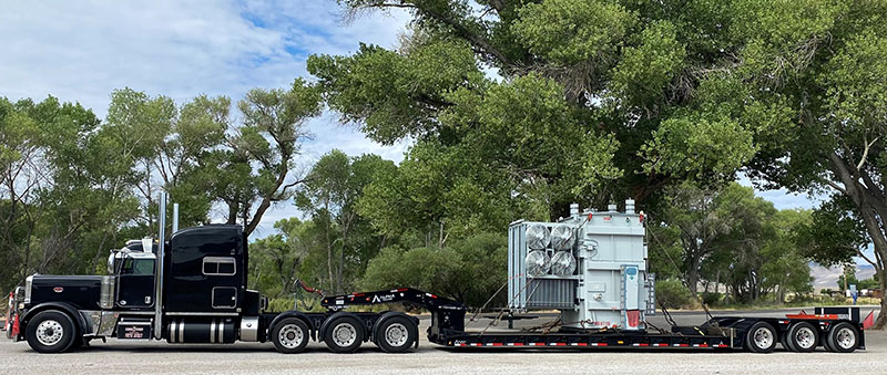 Trailer hauling Tractor